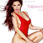 Second pic of Kelly Brook posing braless for her 2013 calendar