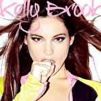 Third pic of Kelly Brook posing braless for her 2013 calendar