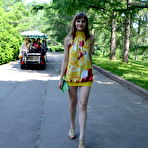 First pic of PinkFineArt | Sexy Yard Public Flashing from NuDolls