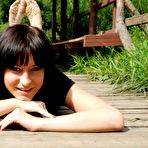 Fourth pic of PinkFineArt | Alena Barefoot Park 5 from Teens Foot Fetish