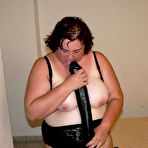 Fourth pic of Horny mature slut getting off on a huge dildo