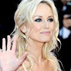 Third pic of Adriana Karembeu in gray night dress at premiere in Cannes redcarpet