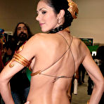 Second pic of Adrianne Curry side of boob and cleavage shots