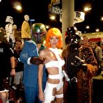 Fourth pic of Adrianne Curry side of boob and cleavage shots
