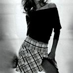 Fourth pic of Alessandra Ambrosio sexy black-&-white mag photos