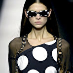 Fourth pic of Alexandra Tomlinson no bra under see thru top & jacket