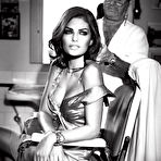 Third pic of Alyssa Miller black-&-white sexy scans