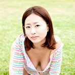 Second pic of Busty asian Hitomi Kitamura posing her big tits
