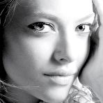 Third pic of Amanda Seyfried black-&-white scans from mags