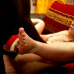 Fourth pic of Ebony fucks white slut