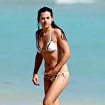 First pic of Amelia Warner caught in bikini on the beach