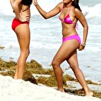 Fourth pic of Angela Simmons sexy in bikini on the beach