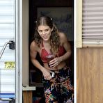 First pic of AnnaLynne McCord bikini top on the set of 90210 in Huntington Beach