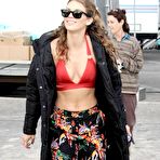 Second pic of AnnaLynne McCord bikini top on the set of 90210 in Huntington Beach