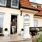 First pic of Beautifully dressed ladies Valentina Rossini and Frederica Hill get nailed and piss