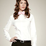 Fourth pic of Lizzy Caplan scans hard nippls shots
