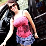 First pic of Adrianne Black Driving Topless :: Best Bosoms