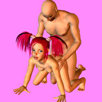 Second pic of 3D rendedered hot sexy virtual girls