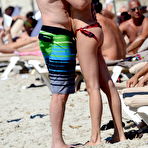 Second pic of Aida Yespica enjoying day on the beach in Formentera