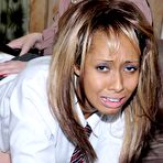 Third pic of Danielle Hunt slippered by Spanking Sarah