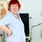First pic of Senior nurse Tana gaping her naughty cunt wide