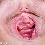 Third pic of Fucking hot nurse Angela showing off her beaver and cervix