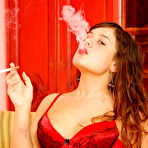 First pic of Smoking slut with big black toy at wetandpuffy.com