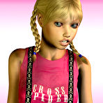 Fourth pic of 3D rendedered hot sexy virtual girls