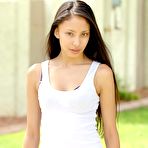 First pic of Alexis Love - Alexis Love posing outdooors and getting rid of her shirt and miniskirt, showing tits