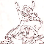 First pic of Online Super Heroes || Dr. Drakken is screwing Kim Possible on the golf ground