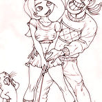 Third pic of Online Super Heroes || Dr. Drakken is screwing Kim Possible on the golf ground