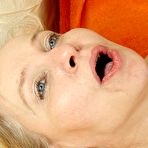 Third pic of Elder lesbians play with fake penis