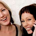 First pic of Blonde and brunette amateur lesbians Randy and MayLee - Girls Out West