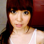 Second pic of Horny asian schoolgirl Moe Sakura sucks two dicks
