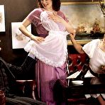First pic of Retro porn ~ Two retro ladies showing lingerie and pleasing dick!