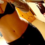 First pic of Blonde amateur hottie selfshooting in different lingerie