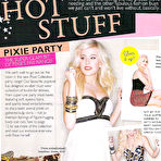 First pic of Pixie Lott in stockings and red dress photoshoot