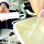Third pic of Big tits Aleca Bold very kinky gyno pussy speculum examination