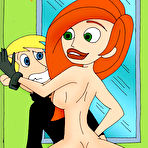 Second pic of CartoonValley :: Kim Possible gets mouthful of jizz 