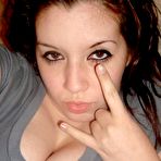 Second pic of Busty Amateur Teen Self-Shooting Sluts