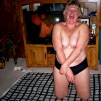 Second pic of Blonde mature wife gets naked for you and teases with dildo