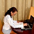 First pic of AllOver30 Free - Presents Mature Sandy Naked At Work