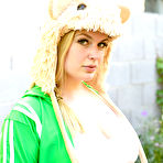 First pic of   Busty blonde Danielle is a wet hamster at Busty Girls Blog