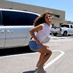 Second pic of Princess Blue Eyez Galleries: white flashing panties, sister's panties