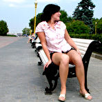 Second pic of Dirty Public Nudity. Smooth shaved pussy.