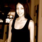 Second pic of Alexis Love - Alexis Love poses for the camera in black and white without her sexy black dress.