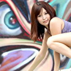 Third pic of Cute and sexy Japanese av idol Tsukasa Aoi undresses outdoors to show her milky skin