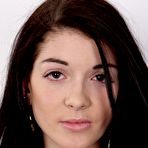 First pic of Katerina, a pretty brunette with big breasts, goes naked at Czech Casting