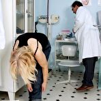 First pic of Milena  old hole specula gyno checkup at clinic