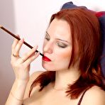 First pic of Ladies Fuck Gents - Redhead Babe In Lingerie Ass Fucking Her Man